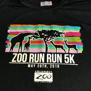 Columbus zoo run 5k 2xl running shirt USA Ohio